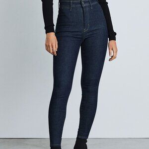 NEW NWOT! EVERLANE THE WAY HIGH SKINNY JEANS CLEAN FRONT HIGH RISE STRETCH sz 26
